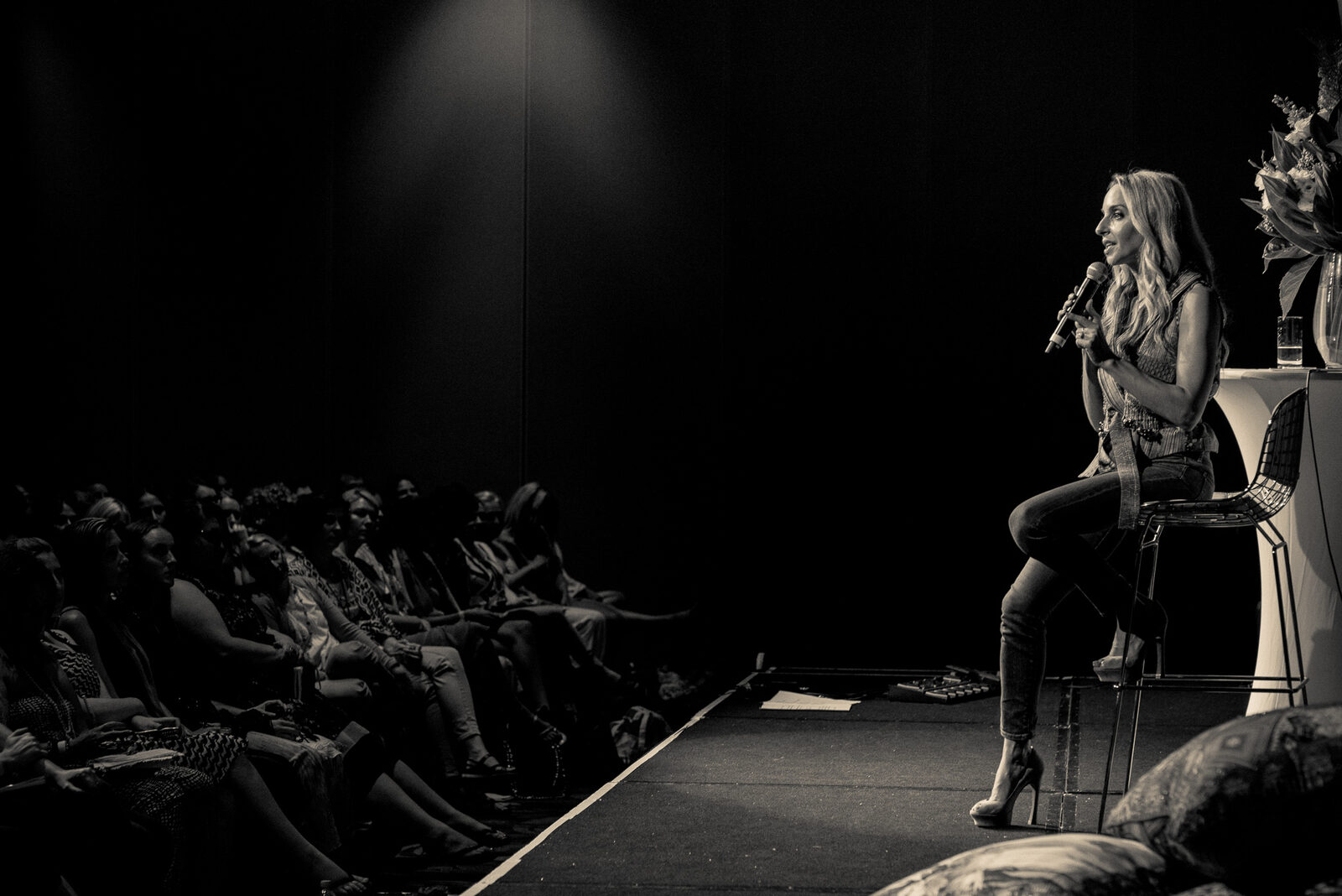 Gabby Bernstein on stage