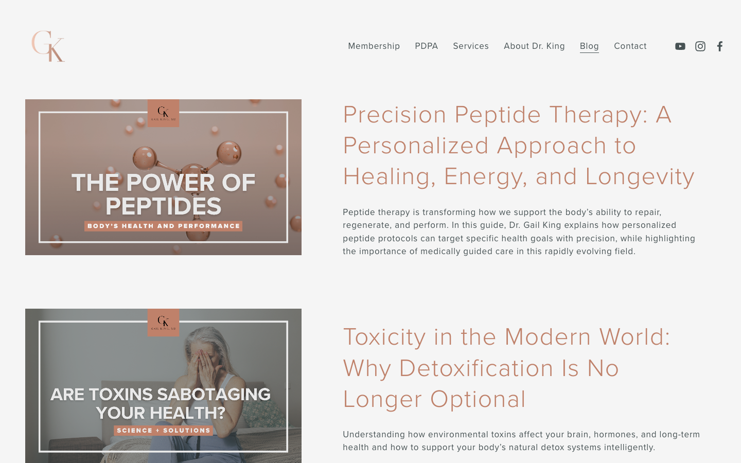 Dr. Gail King — blog