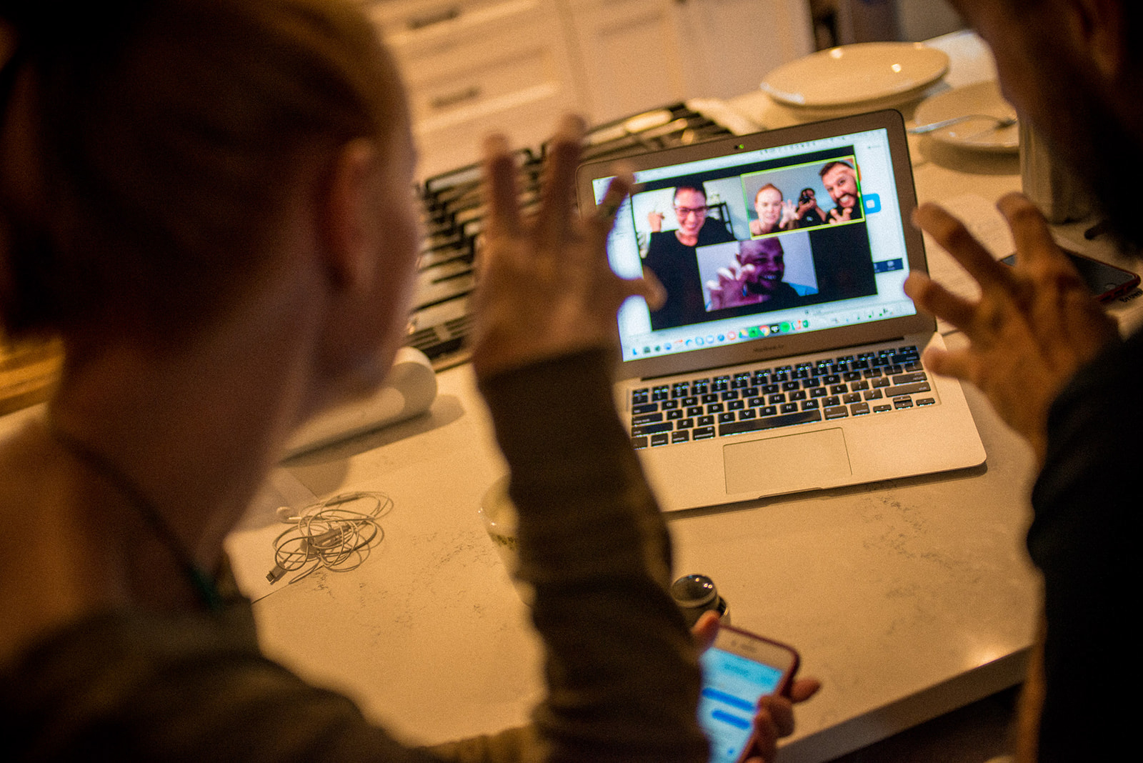 Start With Why team video call