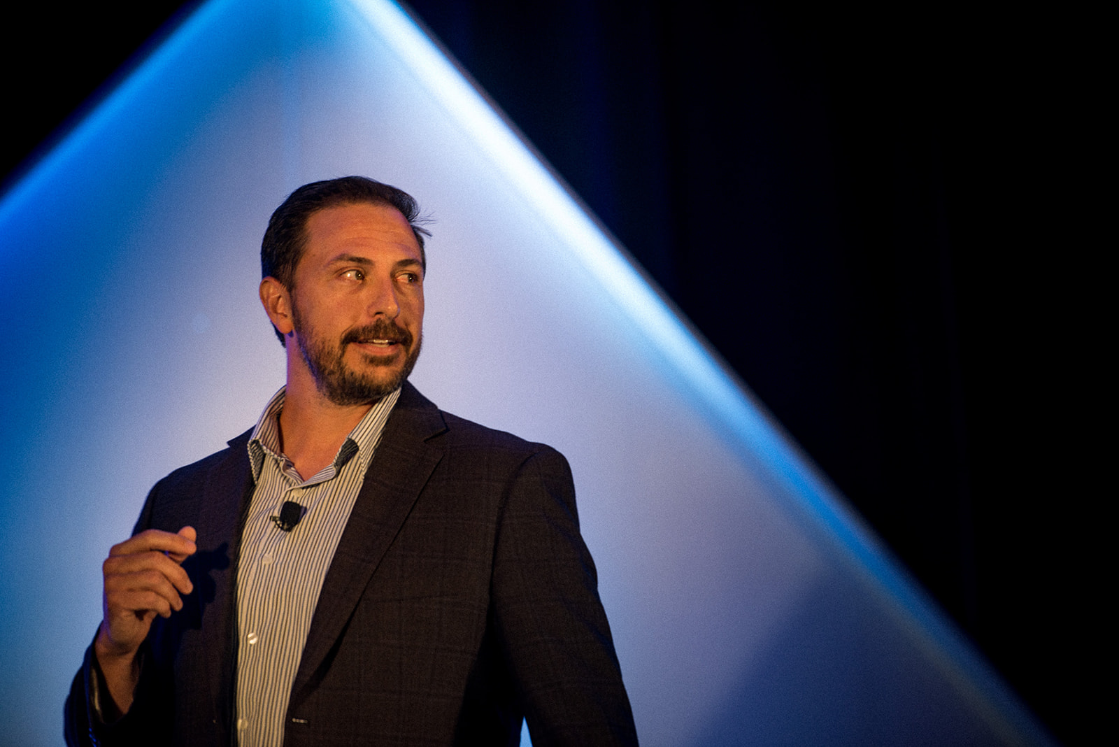 Start With Why instructor on stage